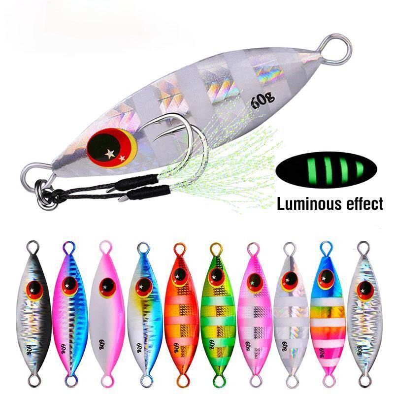 Jig logam umpan sendok 10-60g  - Fishing Lure Buzzbait ulasan dan harga