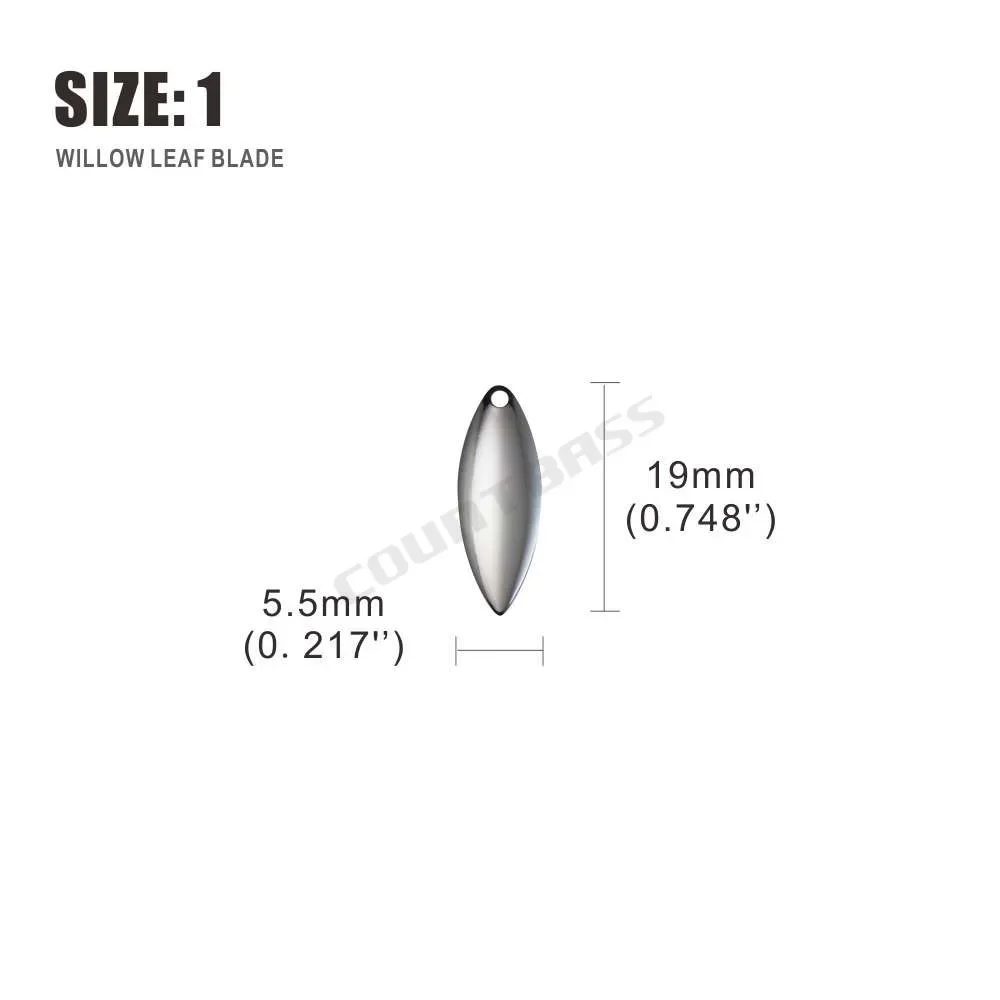 Countbass 50 buah bilah putar  - Fishing Lure Spinnerbait ulasan dan harga